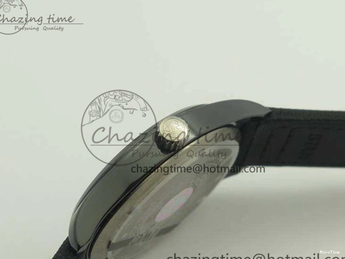 MIROTIME 0125 HighQuality Mark XVIII LAUREUS IW324703 Black Ceramic MKF Best Edition On Black Nylon Strap A 7218